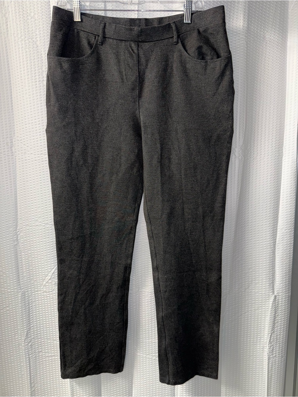Quince Ultra-Stretch Ponte Straight Leg Pants Size L